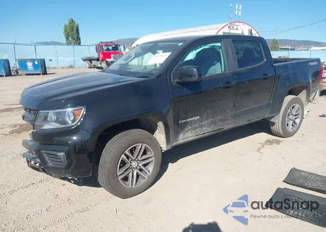 2022 Chevrolet Colorado 4Wd Long Box Wt/4Wd Short Box Wt z USA, uszkodzony, nr VIN 1GCGTBEN8N1226293